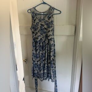 Sleeveless latched mama sundress XS